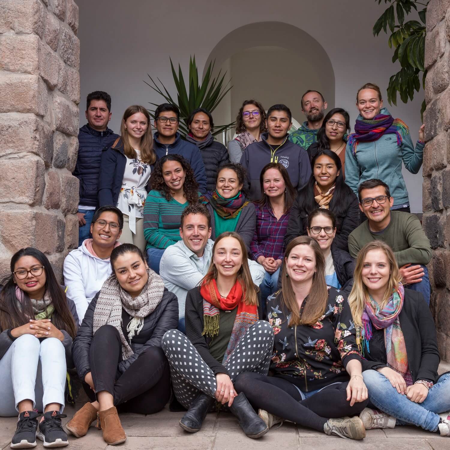 The entire team of RESPONSible Travel Peru in 2019