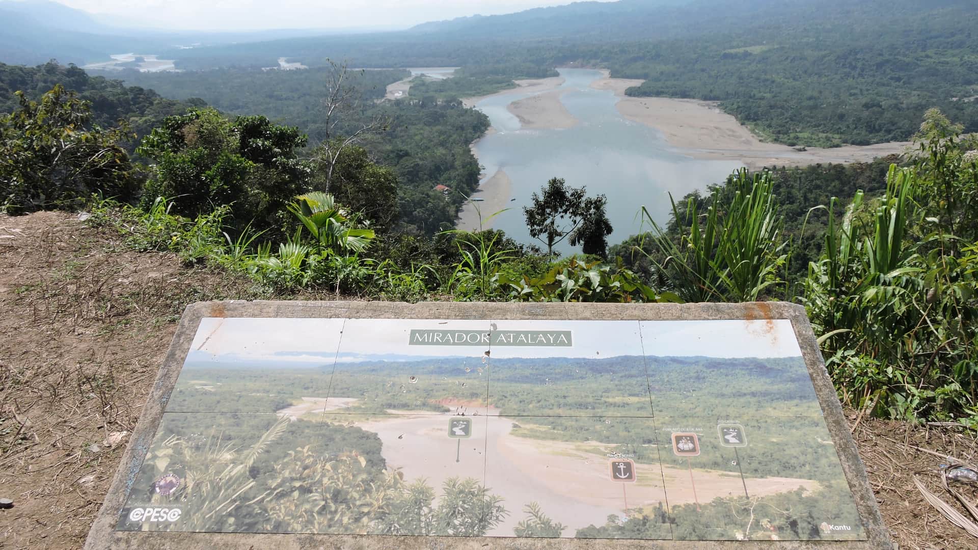 beautiful view of the Manu jungle from the Atalaya lookout point | Responsible Travel Peru
