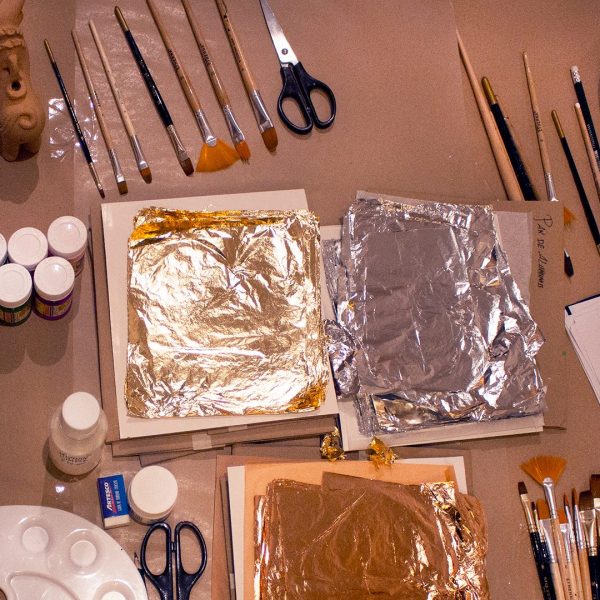 Art materials for torito de Pucara decoration | Impactful Travel Peru