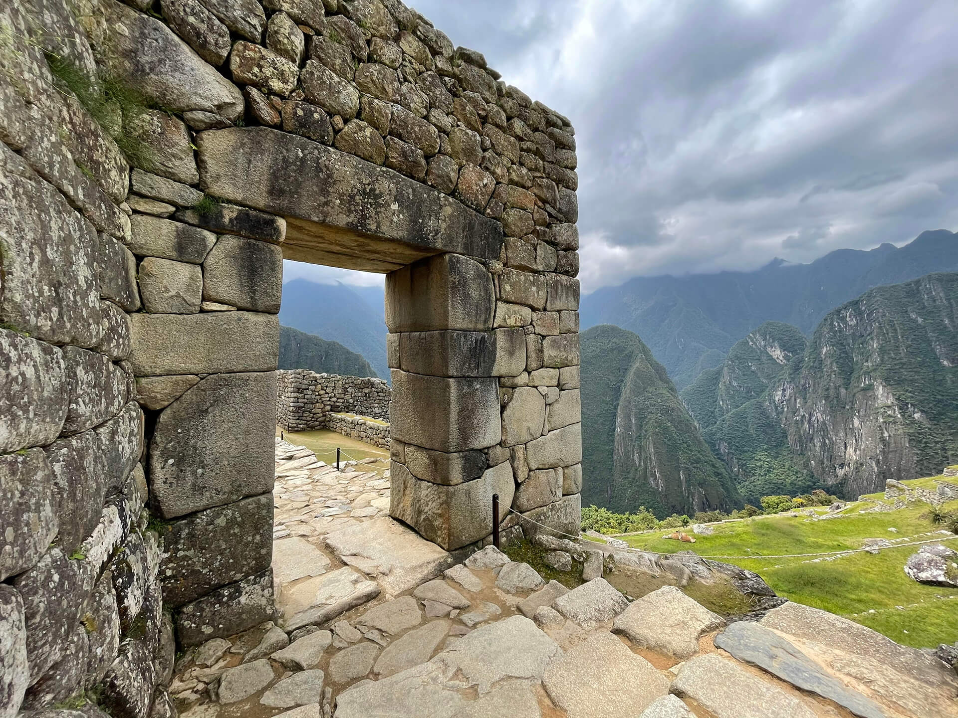 The stone gate of Machu Picchu is the real access to the citadel | RESPONSible Travel Peru