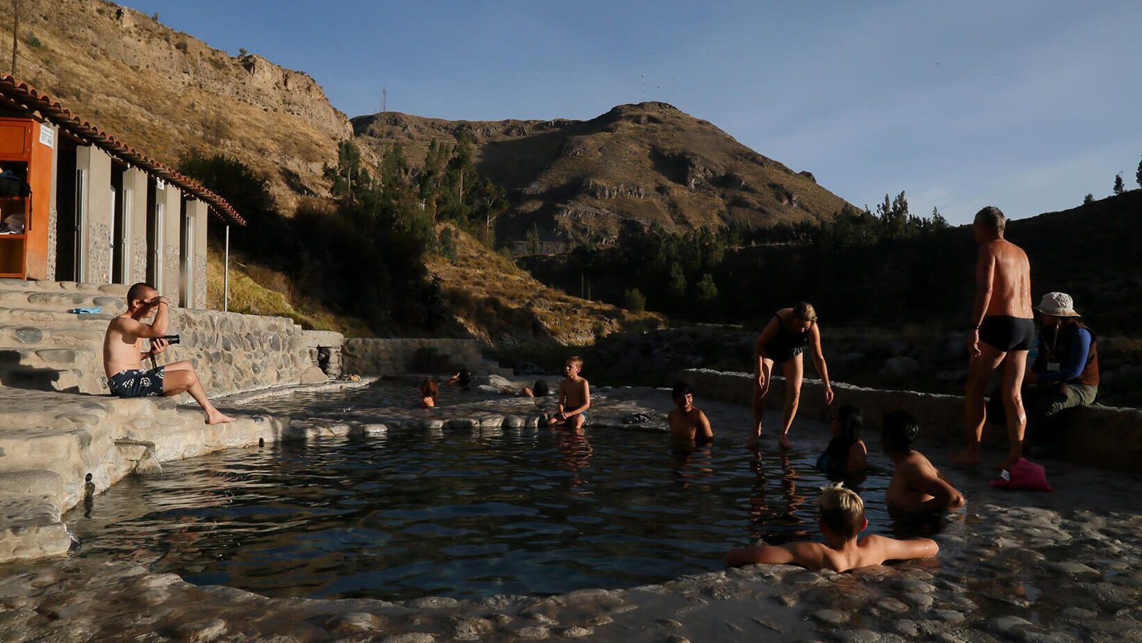 The thermal baths of Coporaque are off the beaten path. Visit them with RESPONSible Travel Peru.