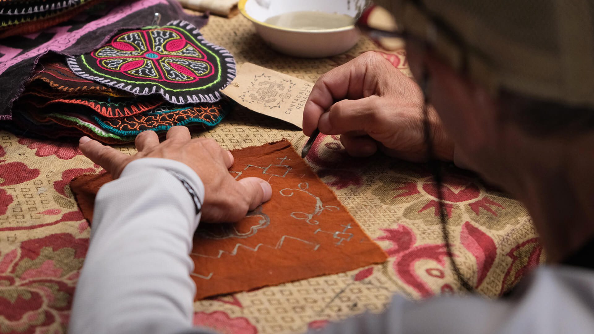 Shipibo-Konibo embroidery is well know in Peru