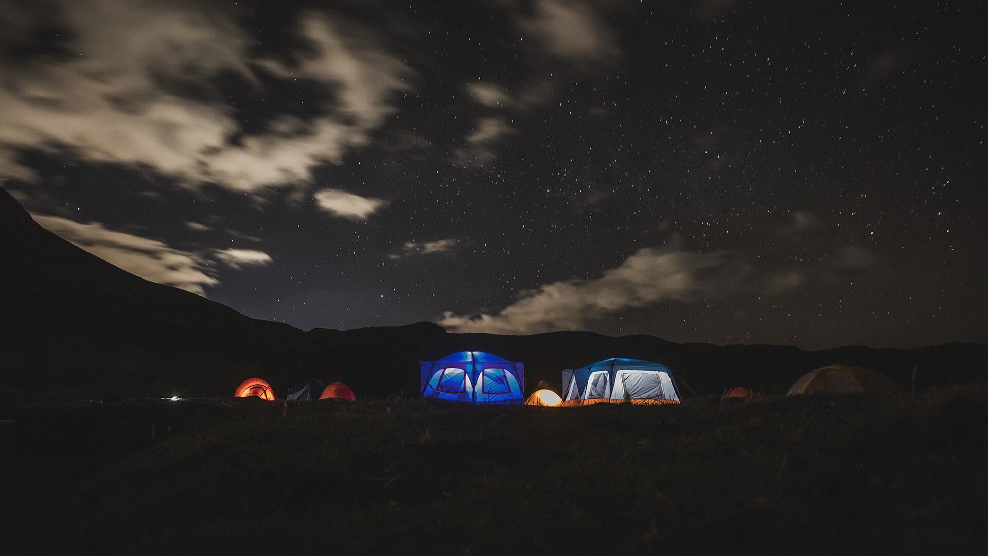 The campsite at night | Trekking the Great Inca Road with RESPONSible Travel Peru