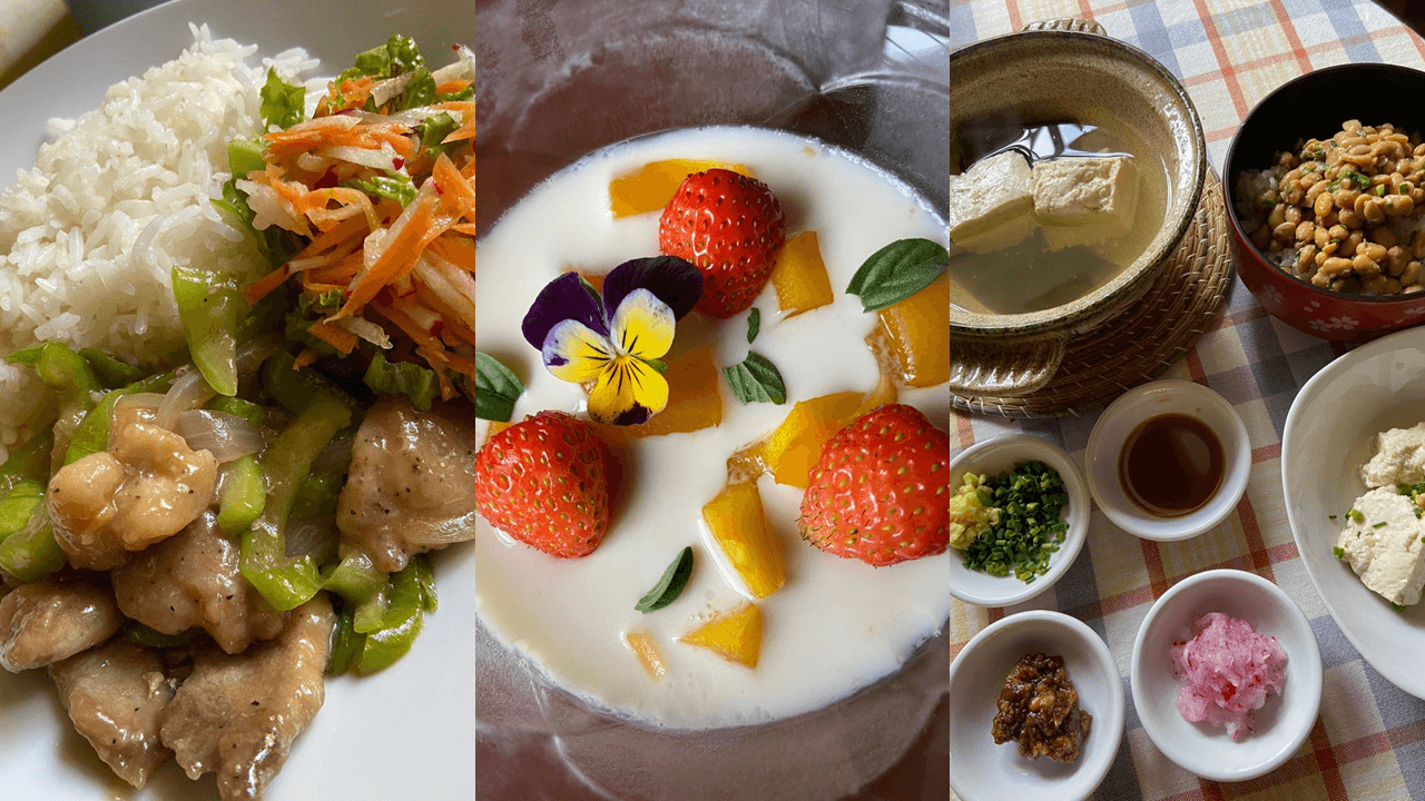 Collage of some sample dishes that can be prepared during a fusion cuisine workshop in Leymebamba, Northern Peru. Take part in unique experiences with RESPONSible Travel Peru!