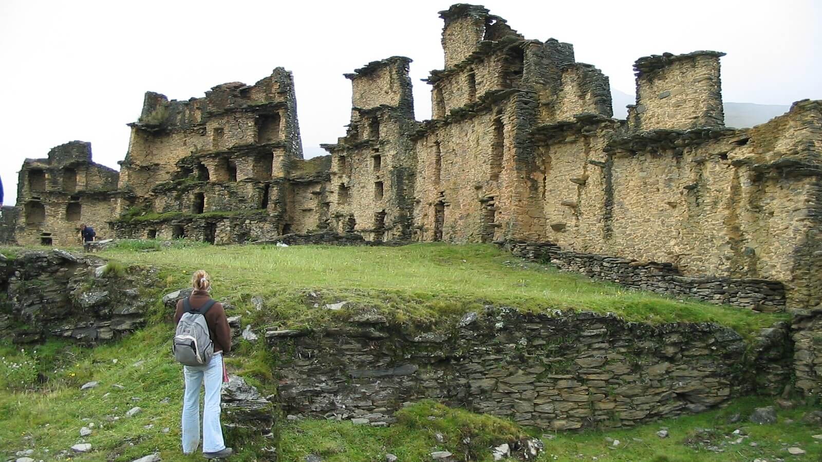 The so-called skycrapers of the Andes, the archaeological site of Tantamayo in Huanuco, Peru. A very spectacular off the beaten destination that you could visit with RESPONSible Travel Peru.