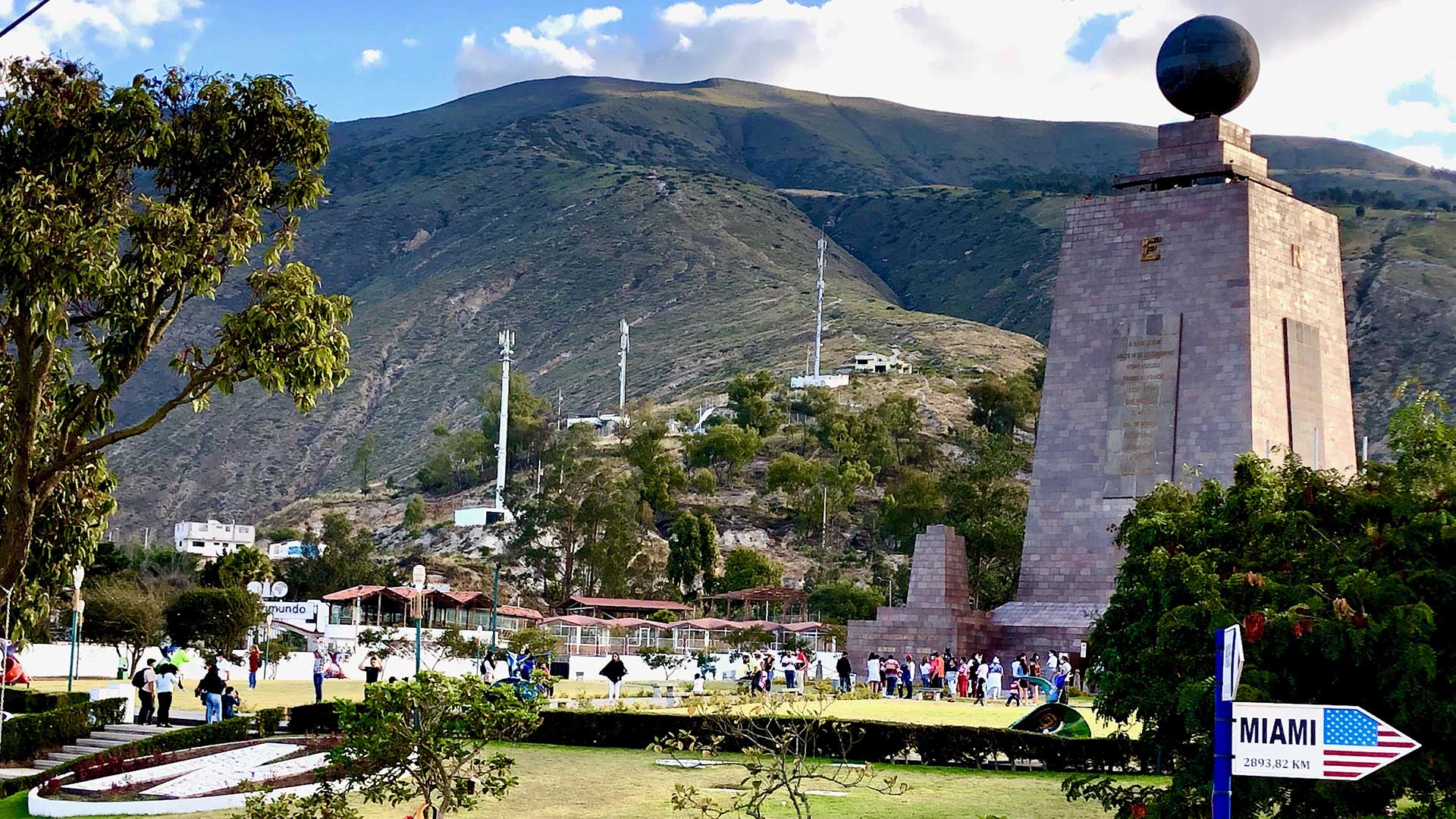 Another view from the Mitad del Mundo monument in Quito, Ecuador | Impactful Travel