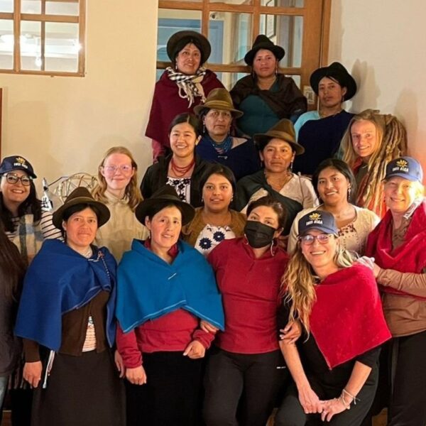 The team of Inti Sisa Guesthouse in Guamote, Ecuador. Visit Inti Sisa and the amazing projects they support with Impactful Travel!