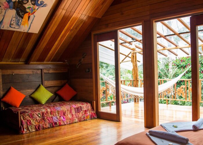 A room at Los Yapas Holistic Center | Impactful Travel in Ecuador