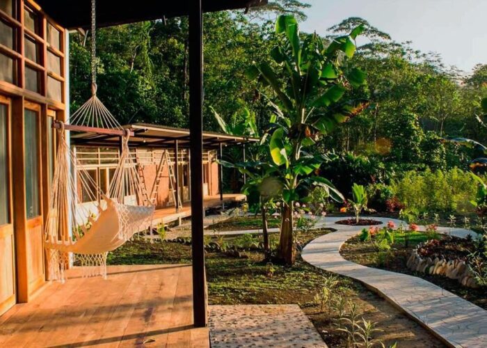 View of some of the rooms at Kuyuna Amazon Lodge in Tena, Ecuador | Impactful Travel