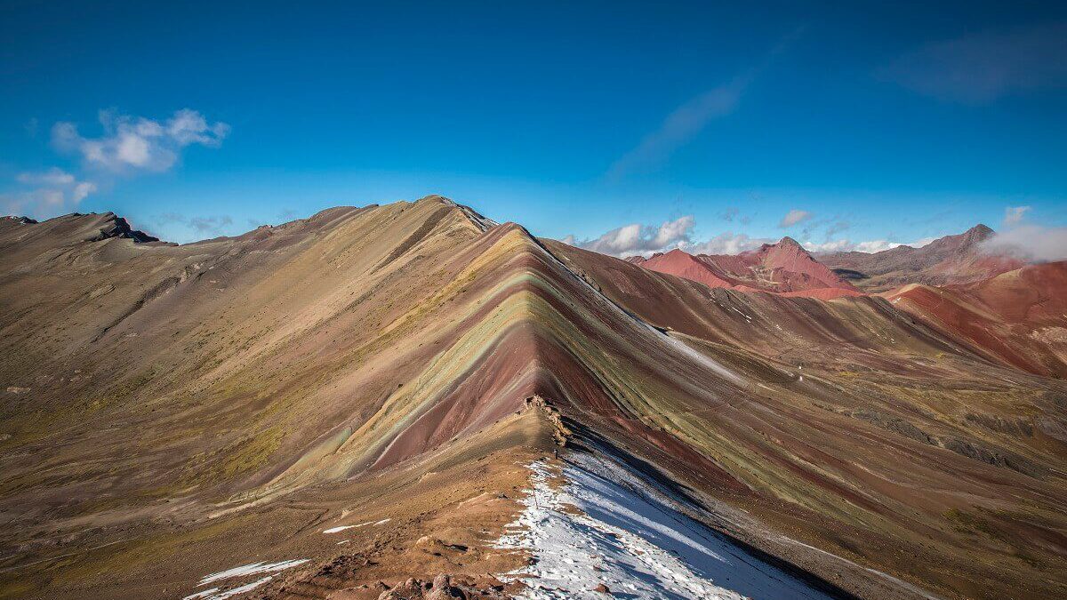 Visit the Rainbow Mountain Vinicunca on the Ausangate Trek organized by Responsible Travel Peru